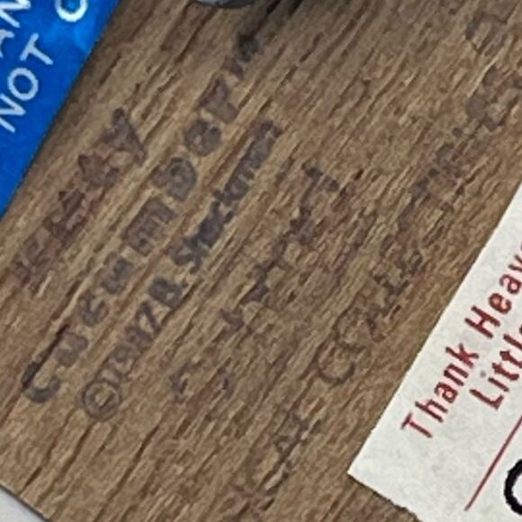 1987 Schmid Kitty Cucumber Thank Heavens For Little Girls Ceramic Music Box - Picture 12 of 12